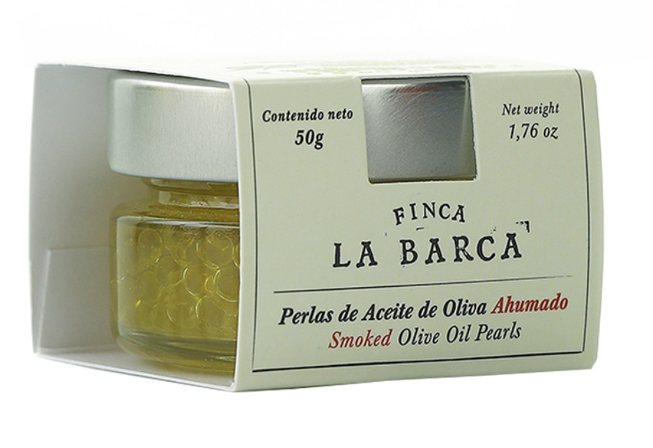 SMOKED OLIVE OIL PEARLS - 50GR PERLE HUILE OLIVE FUME - 50GR