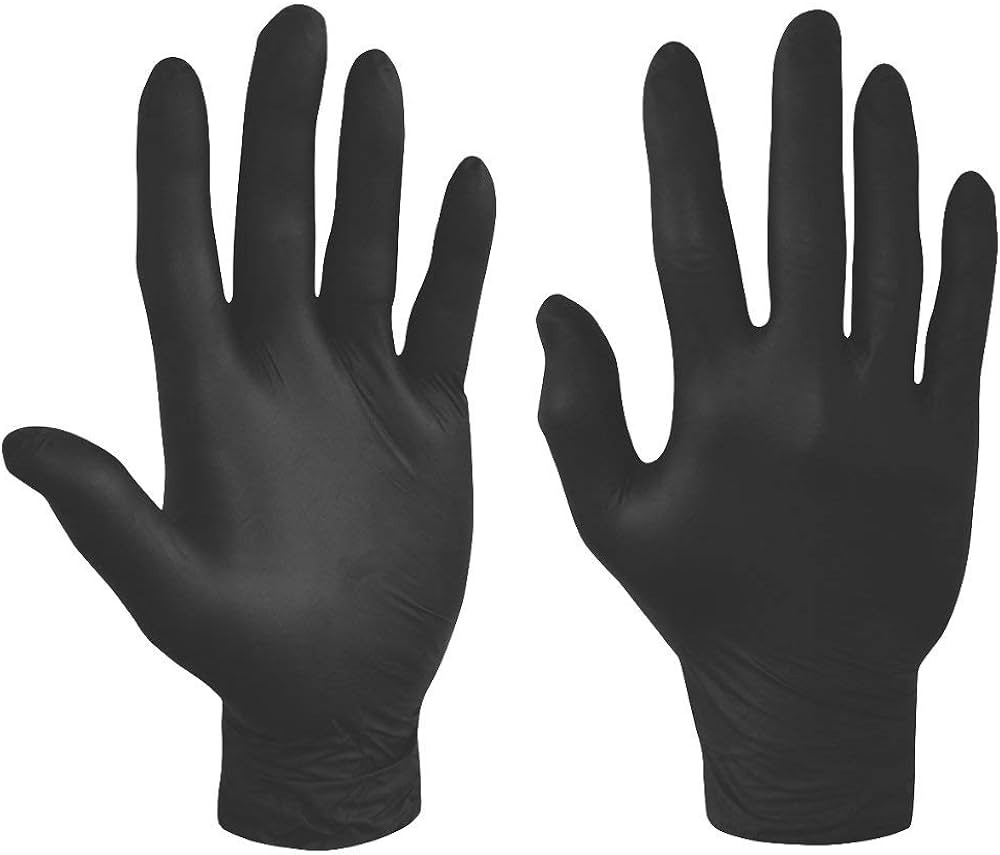 GLOVES NITRILE PDR FREE BLACK LARGE GLOVES NITRILE PDR FREE BLACK LARGE