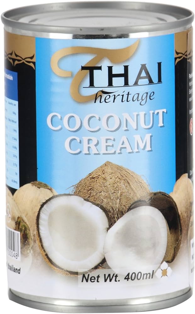 COCONUT CREAM THAI HERITAGE - 400ML CREME DE NOIX DE COCO THAI HERITAGE