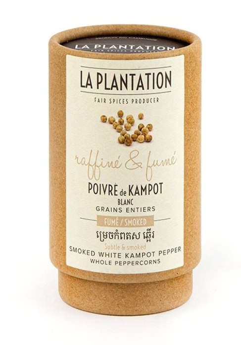 KAMPOT PEPPER WHTE SMOKED - 50GR POIVRE KAMPOT BLANC FUME - 50GR