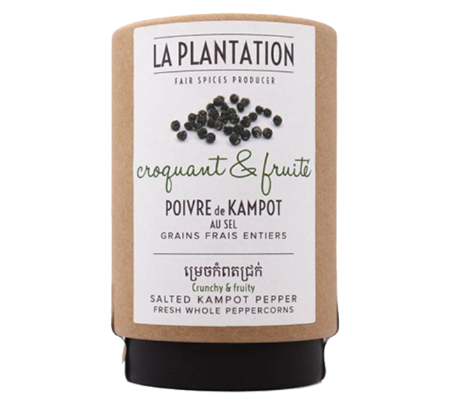 KAMPOT PEPPER FRESH WITH SALT - 50GR POIVRE KAMPOT FRAIS AU SEL - 50GR