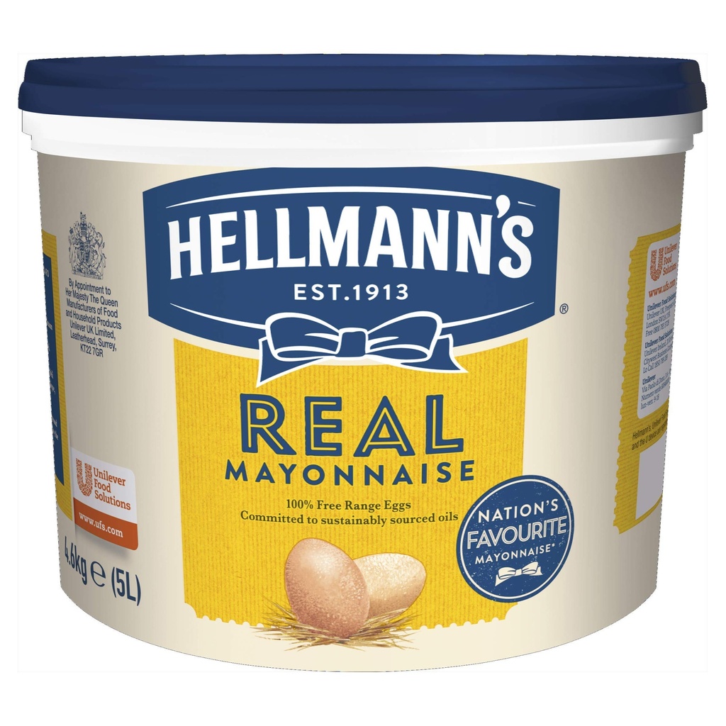 HELLMANS MAYONNAISE - 5LT HELLMANS MAYONNAISE - 5LT