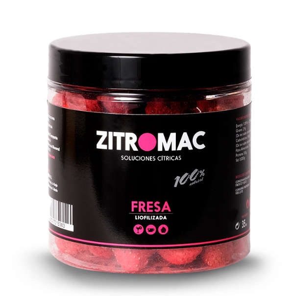 STRAWBERRY FREEZE DRIED - 35G FRAISES DESHYDRATEES - 35G