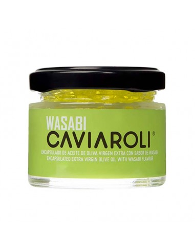 CAVIAROLI OLIVE OIL PEARLS WASABI PERLE HUILE OLIVE VIERGE WASABI
