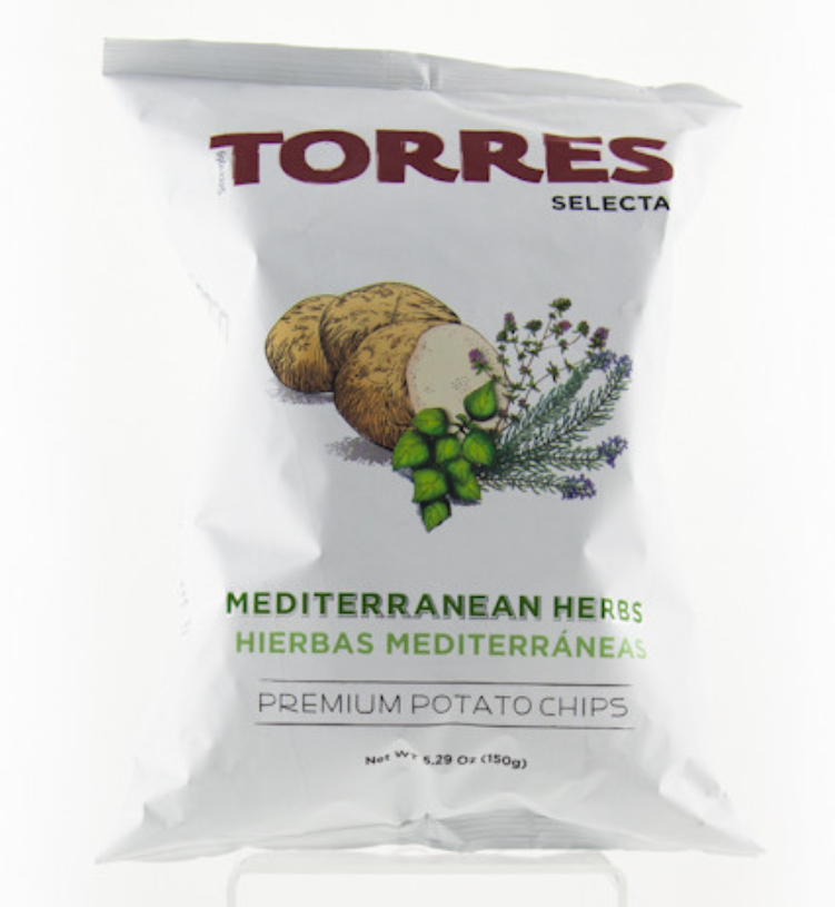 POTATO CHIPS WITH HERBS - 150GR CHIPS HERBES MEDITERRANNEEN - 150GR