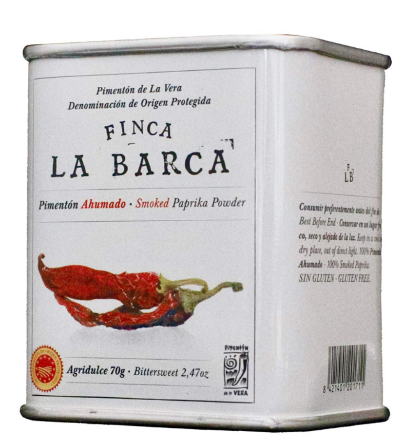 SMOKED PAPRIKA BITTER-SWEET FINCA LA BARCA - 70GR PAPRIKA FUME AIGRE-DOUX FINCA LA BARCA - 70GR