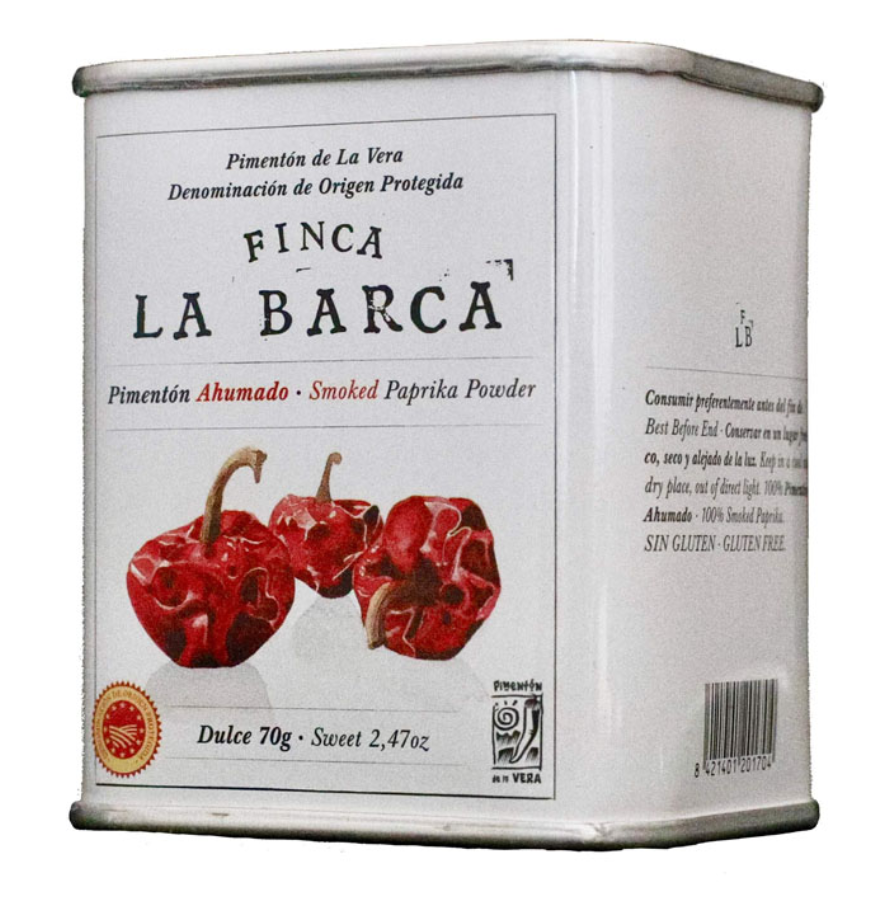 SMOKED PAPRIKA SWEET FINCA LA BARCA - 70GR SMOKED PAPRIKA DOUX FINCA LA BARCA - 70GR