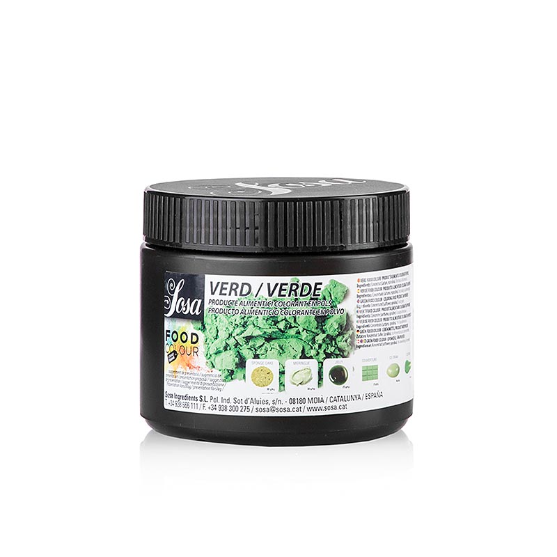 GREEN FOOD COLOURING SOSA - 200GR COLORANT VERT SOSA - 200GR