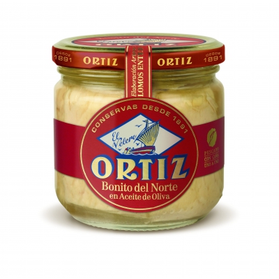TUNA (GERMON) OLIVE OIL ORTIZ 270GR THON GERMON HUILE D'OLIVE ORTIZ 270