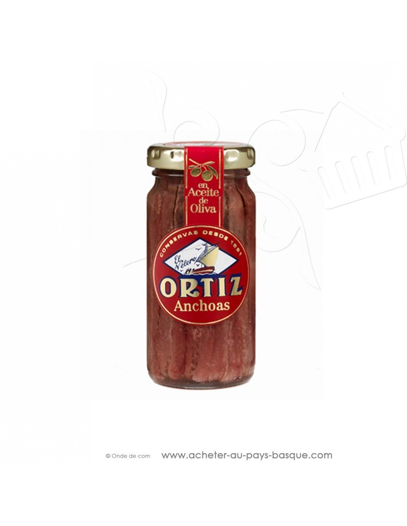 ANCHOVY SPAIN "ORTIZ" - 95GR ANCHOIS ESPAGNE "ORTIZ" - 95GR