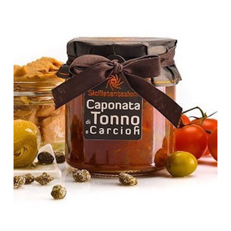 CAPONATA TUNA/ARTICHOKES - 300GR CAPONATA THON / ARTICHAUT - 300GR
