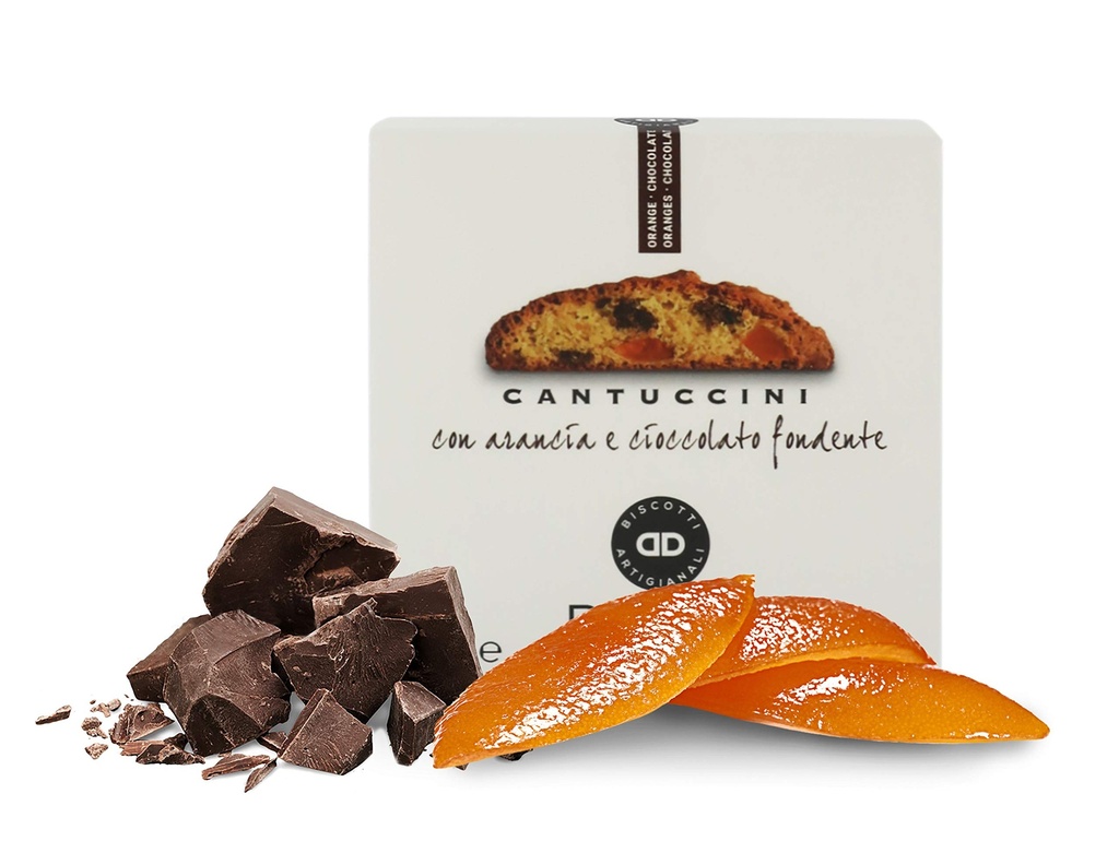 CANTUCCINI CANDIED ORGANGE/DARK CANTUCCINI ORANGE/CHOCOLAT NOIR