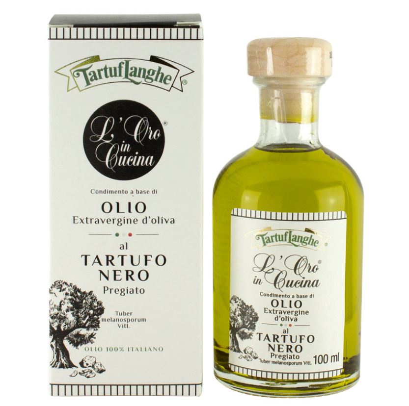 EXTRA VIRGIN OLIVE OIL BLACK TRUFFLE 100ML HUILE OLIVE EX. VIE TRUFFE NOIR 100