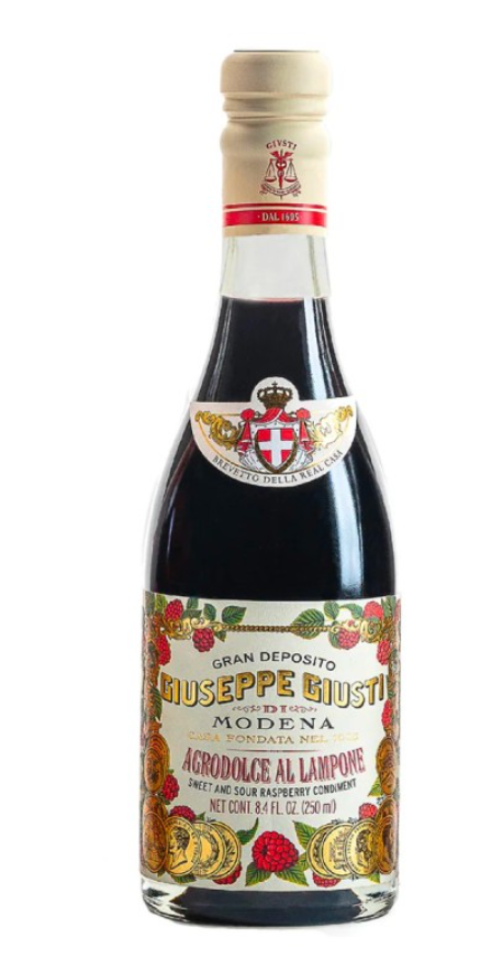 SWEET/SOUR RASPBERRY CONDIMENT "GIUSTI" SWEET/SOUR FRAMBOISE CONDIMENT "GIUSTI"