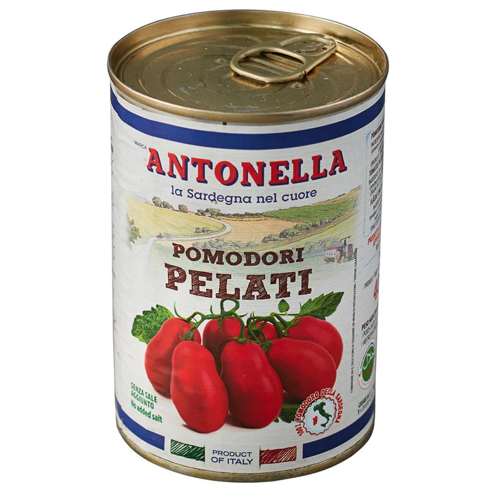 WHOLE TOMATOES ANTONELLA - 400GR TOMATE ENTIERE PELLEE ANTONELLA 400