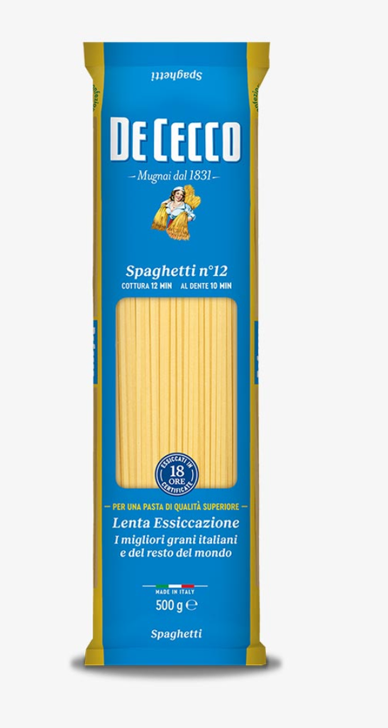 SPAGHETTI N*12 "DE CECCO" - 1KG SPAGHETTI N*12 "DE CECCO" - 1KG