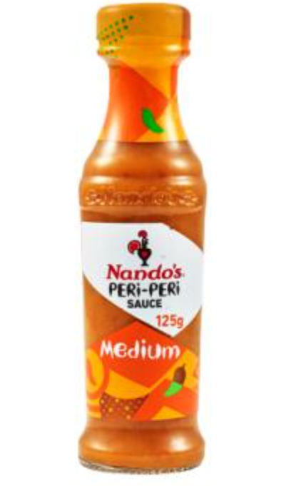 NANDO'S PERI PERI MEDIUM - 125ML NANDO'S PERI PERI MEDIUM - 125ML