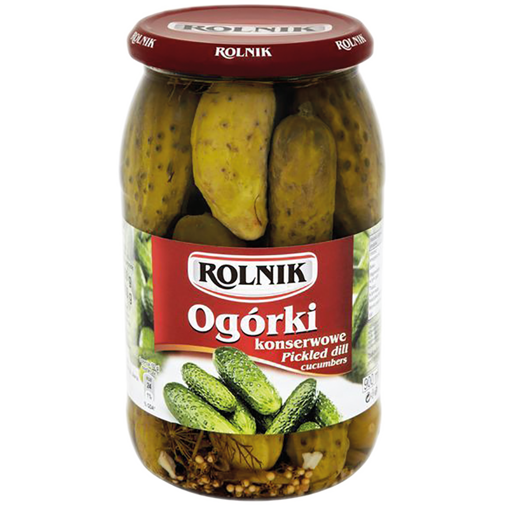 DILL PICKLES - ROLNIK - 850GR ANETHE PICKLES - ROLNIK - 900ML