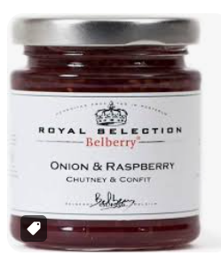 CHUTNEY ONIONS - RASPBERRY - 180GR CONFIT OIGNONS - FRAMBOISE - 180GR