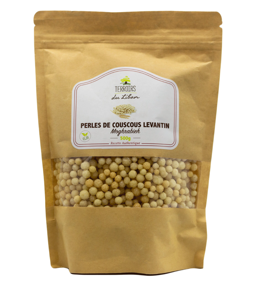 MOGRABIEH "SEMOLINA PEARLS" 500GR MOGRABIEH "PERLES DE SEMOULE" 500GR