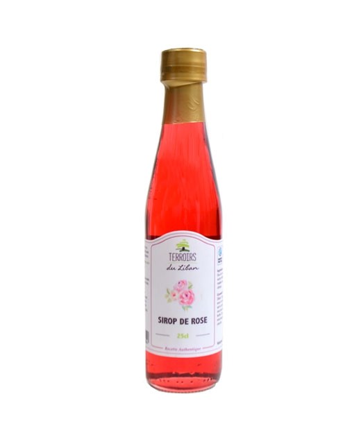 ROSE SYRUP "TERROIRS LIBAN" 25CL SIROP DE ROSE "TERROIRS LIBAN" 25CL