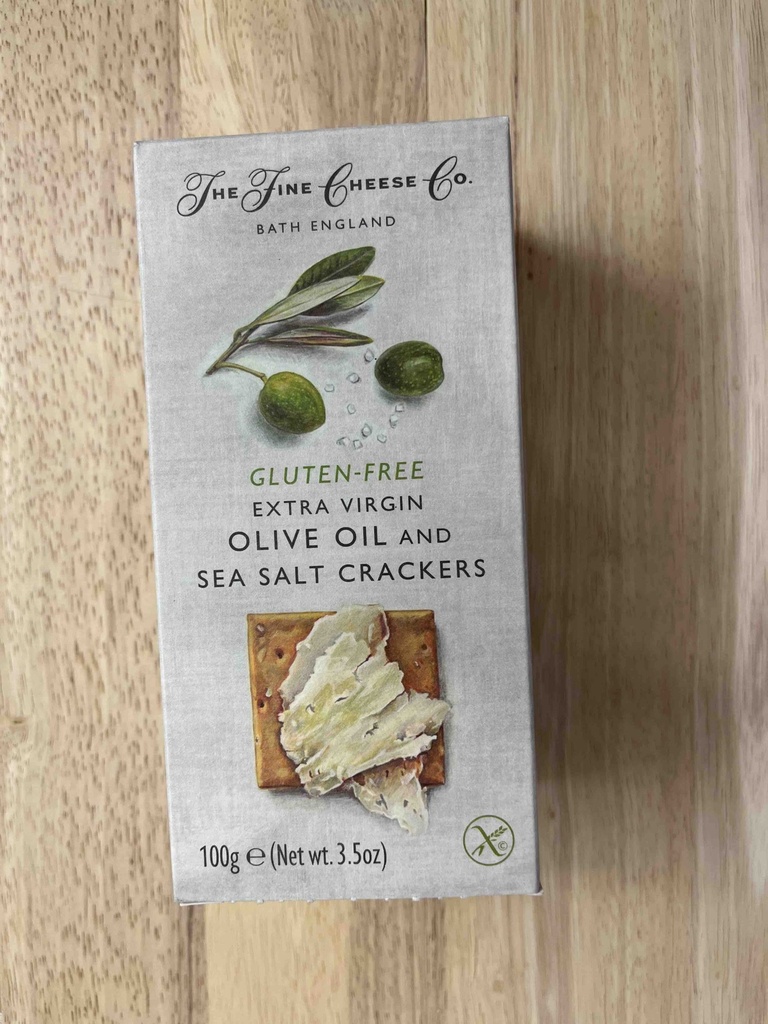 CRACKERS GLU/FREE OLIVE OIL/SALT CRACKERS SANS GLUTEN HUILE D'OLIVE SEL