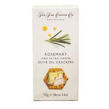 CRACKERS ROSEMARY/EXTRA VIRGIN OLIVE OIL CRACKERS AROMATISES ROMARIN 125GR