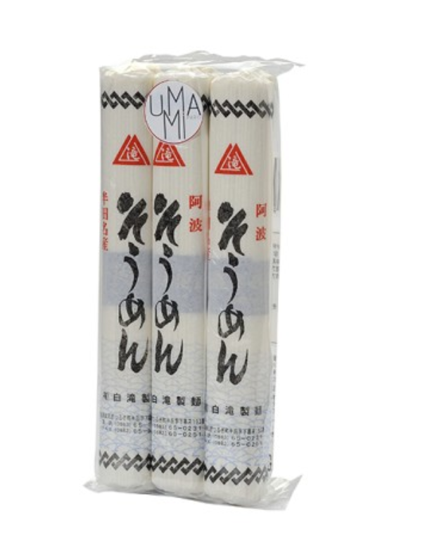 SOMEN NOODLE HANDA - 3 X 100G SOMEN NOUILLES DE BLE - 3 X 100G