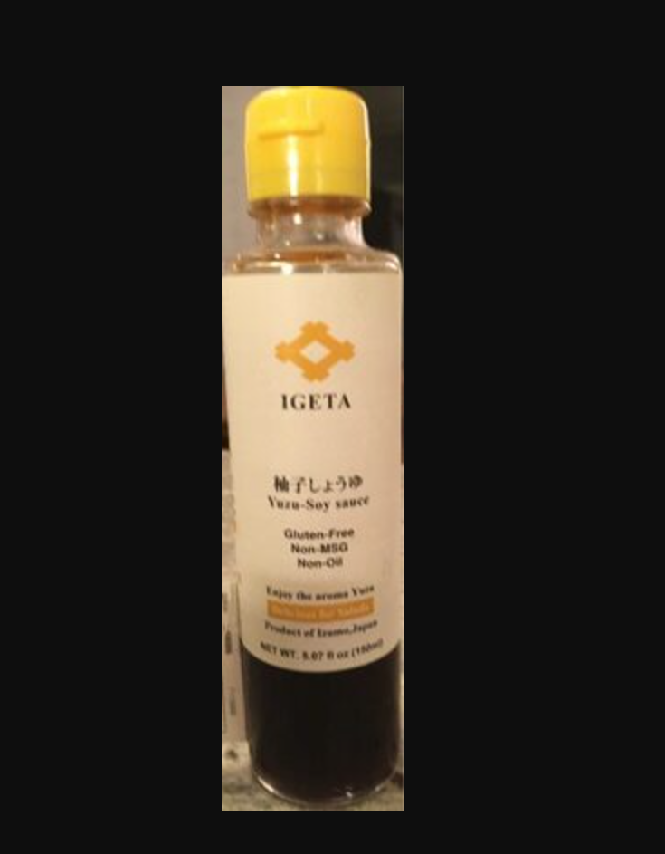 TAMARI SOY SAUCE GLUTEN FREE YUZU - 150ML SAUCE SOJA TAMARI SANS GLUTEN YUZU 150ML