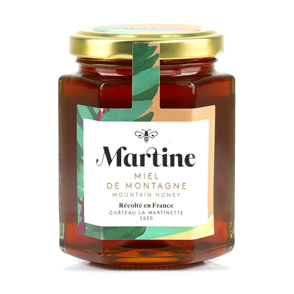 MOUNTAIN HONEY MARTINE - 250G MIEL MONTAGNE MARTINE - 250G