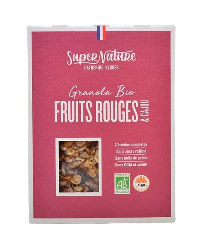 GRANOLA RED FRUITS ORGANIC GRANOLA FRUITS ROUGES BIO