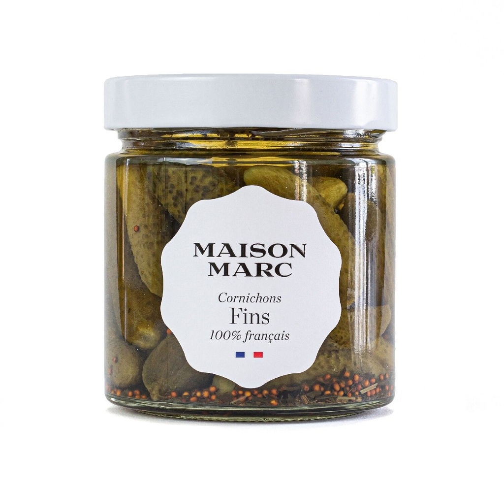 FINE CORNICHONS "MAISON MARC" 210GR CORNICHONS FINS "MAISON MARC" 210GR