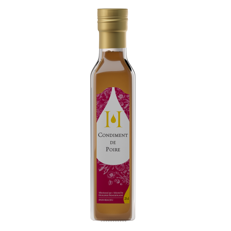 PEAR VINEGAR HUILERIE BEAUJAISE - 25CL VINAIGRE POIRE HUILERIE BEAUJAISE - 25CL