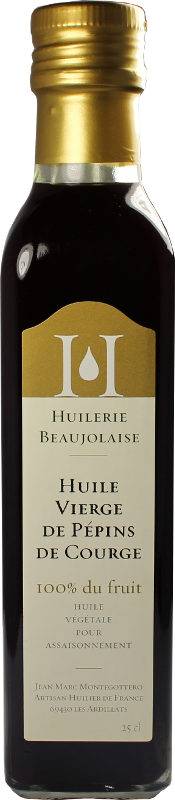 PUMPKIN SEED VIRGIN OIL 100% FRUIT COURGE PEPINS HLE VIERGE 100% FRUIT