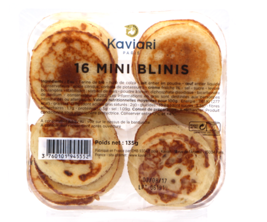 MINI BLINIS X 16PC MINI BLINIS X 16PC