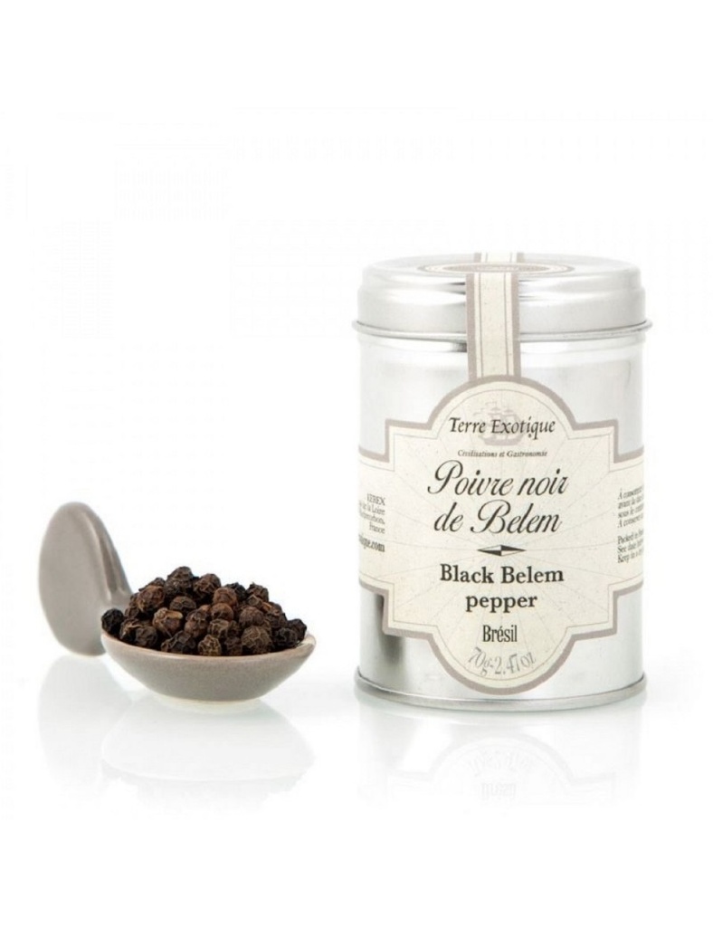 BLACK BELEM PEPPER BRAZIL 70GR - POIVRE NOIR DE BELEM BRESIL 70GR