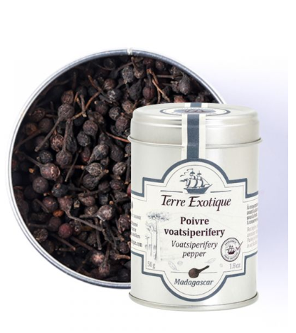 WILD VOATSIPERIFERY PEPPER - 50GR
POIVRE SAUVAGE VOATSIPERIFERY-50GR