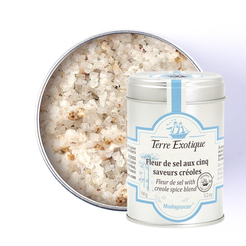 FLEUR DE SEL WITH GINGER - 90GR FLEUR DE SEL AU GINGEMBRE - 90GR