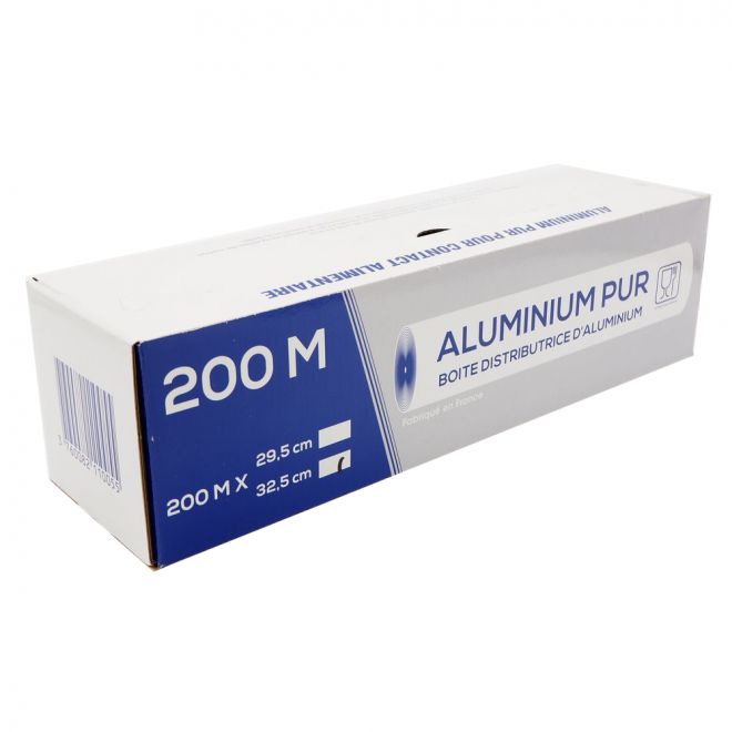 ALUMINIUM FOIL, 200M X 32.5CM 11MIC
PAPIER ALUMINIUM 200M X 32.5CM