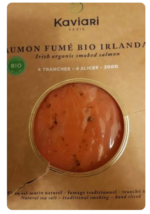 SMOKED SALMON ORGANIC IRISH - 200GR PLAQUE SAUMON FUME IRLANDE BIO 200G