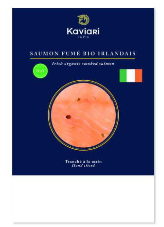 SMOKED SALMON ORGANIC IRISH - 200GR PLAQUE SAUMON FUME IRLANDE BIO 200G