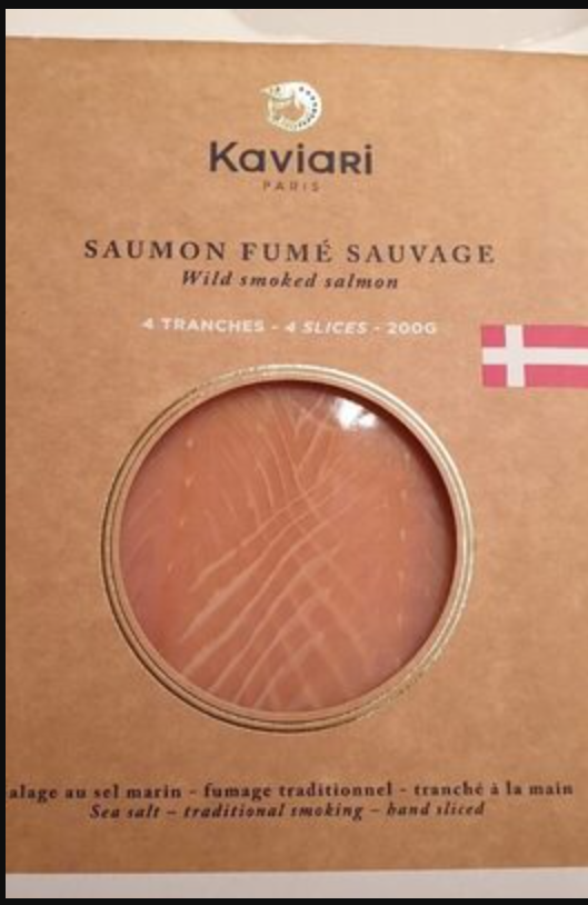 SMOKED WILD SALMON "KAVIARI" 200GR SAUMON FUME SAUVAGE "KAVIARI" 200GR