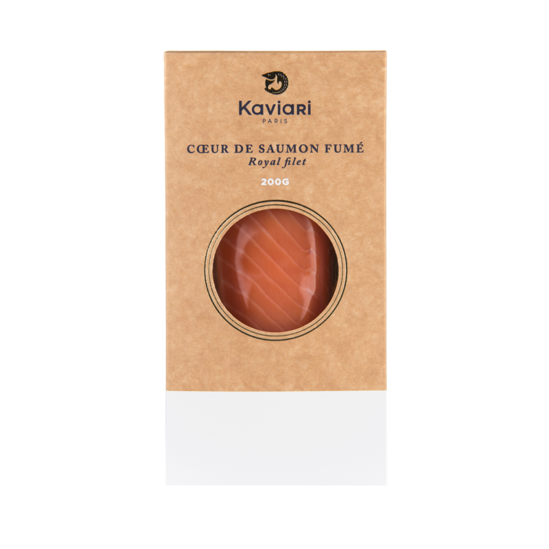 SMOKED SALMON "IMPERIAL" KAV-200GR COEUR DE FILET DE SAUMON FUME 200G