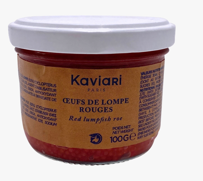 LUMPE RED ROE - 100GR OEUFS DE LOMPE ROUGE - 100GR