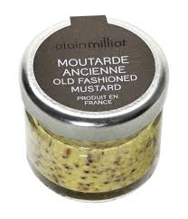 MINI WHOLEGRAIN MUSTARD ALAIN MILLIAT - 25G MINI MOUTARDE ANCIENNE ALAIN MILLIAT - 25G