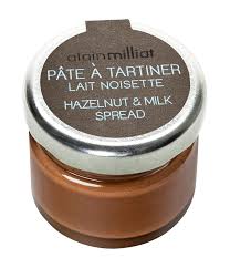 MINI HAZELNUT SPREAD ALAIN MILLIAT - 28G MINI PATE A TARTINER ALAIN MILLIAT - 28G