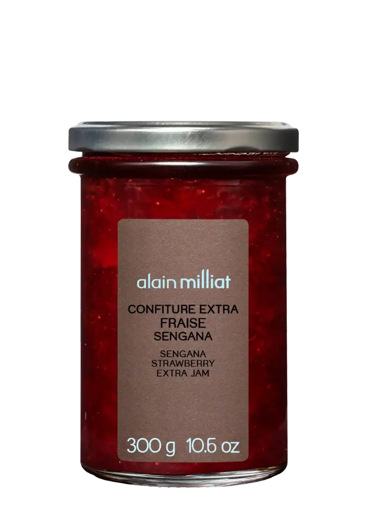 STRAWBERRY JAM ALAIN MILLIAT 300G - CONFITURE FRAISE ALAIN MILLIAT 300G