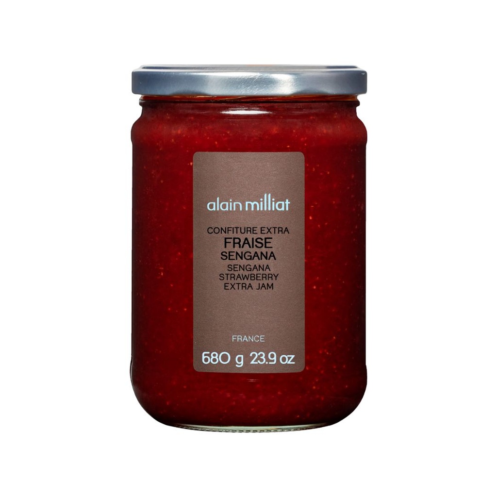 STRAWBERRY JAM ALAIN MILLIAT - 680R CONFITURE FRAISE ALAIN MILLIAT - 680GR