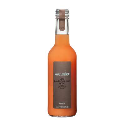 PINK GRAPEFRUIT JUICE ALAIN MILLIAT - 33CL JUS PAMPLEMOUSSE ROSE ALAIN MILLIAT - 33CL