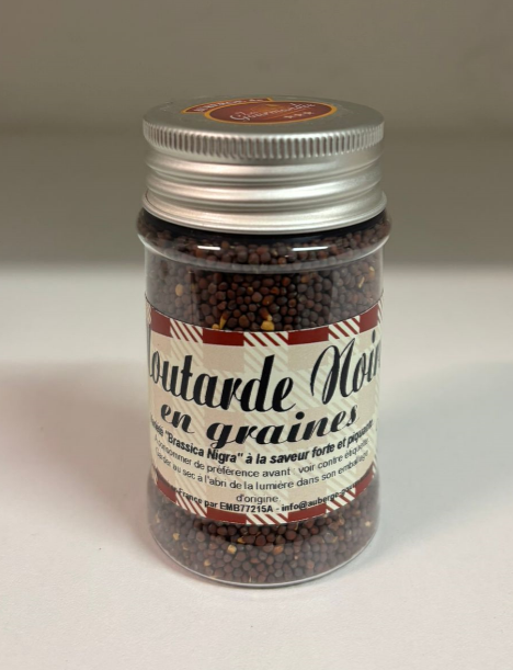 BLACK MUSTARD SEEDS - 100ML MOUTARDE NOIRE EN GRAINES - 100ML